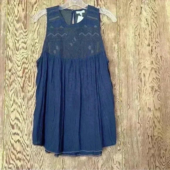 Wilfred Eclater Blue Sleeveless Top-Small - Picture 1 of 7